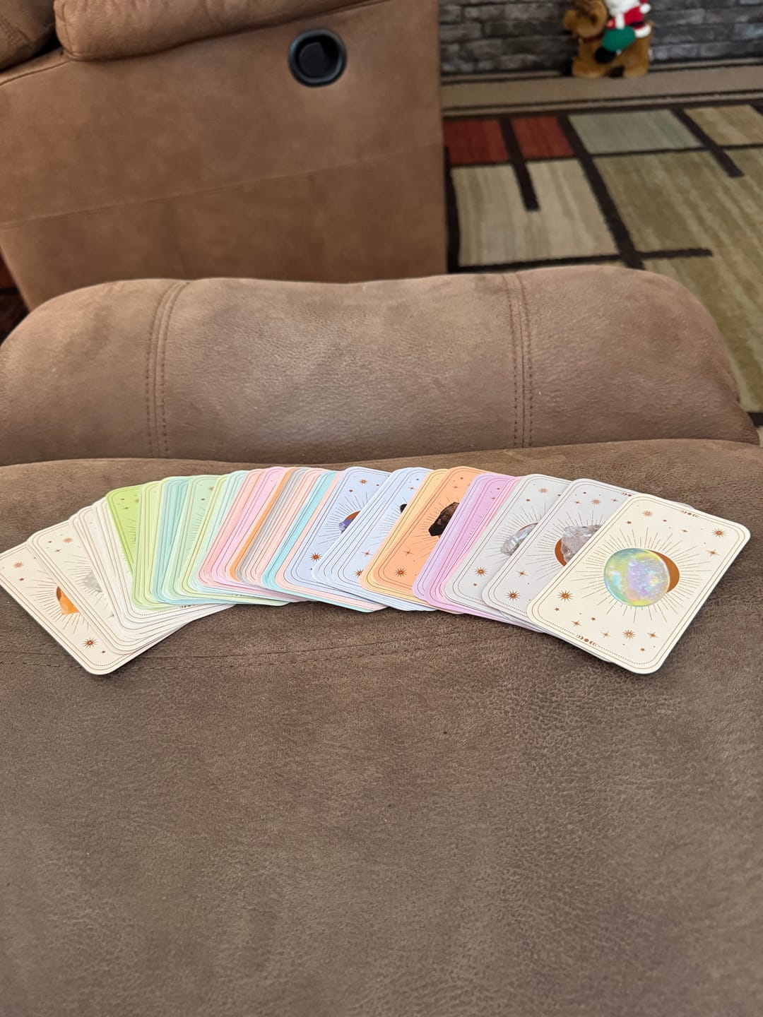 Customer photo review of The Crystal Wisdom Card Deck