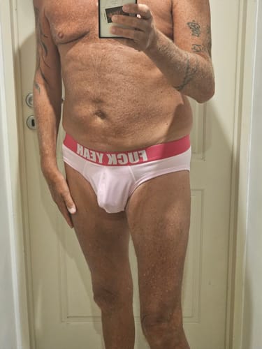 Customer photo review of PINK BUBBLE BUTT JOCKSTRAP