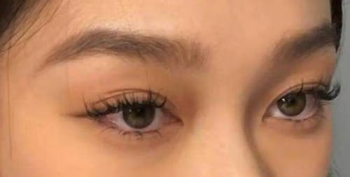 Customer photo review of Soft Magnetic Eyelashes