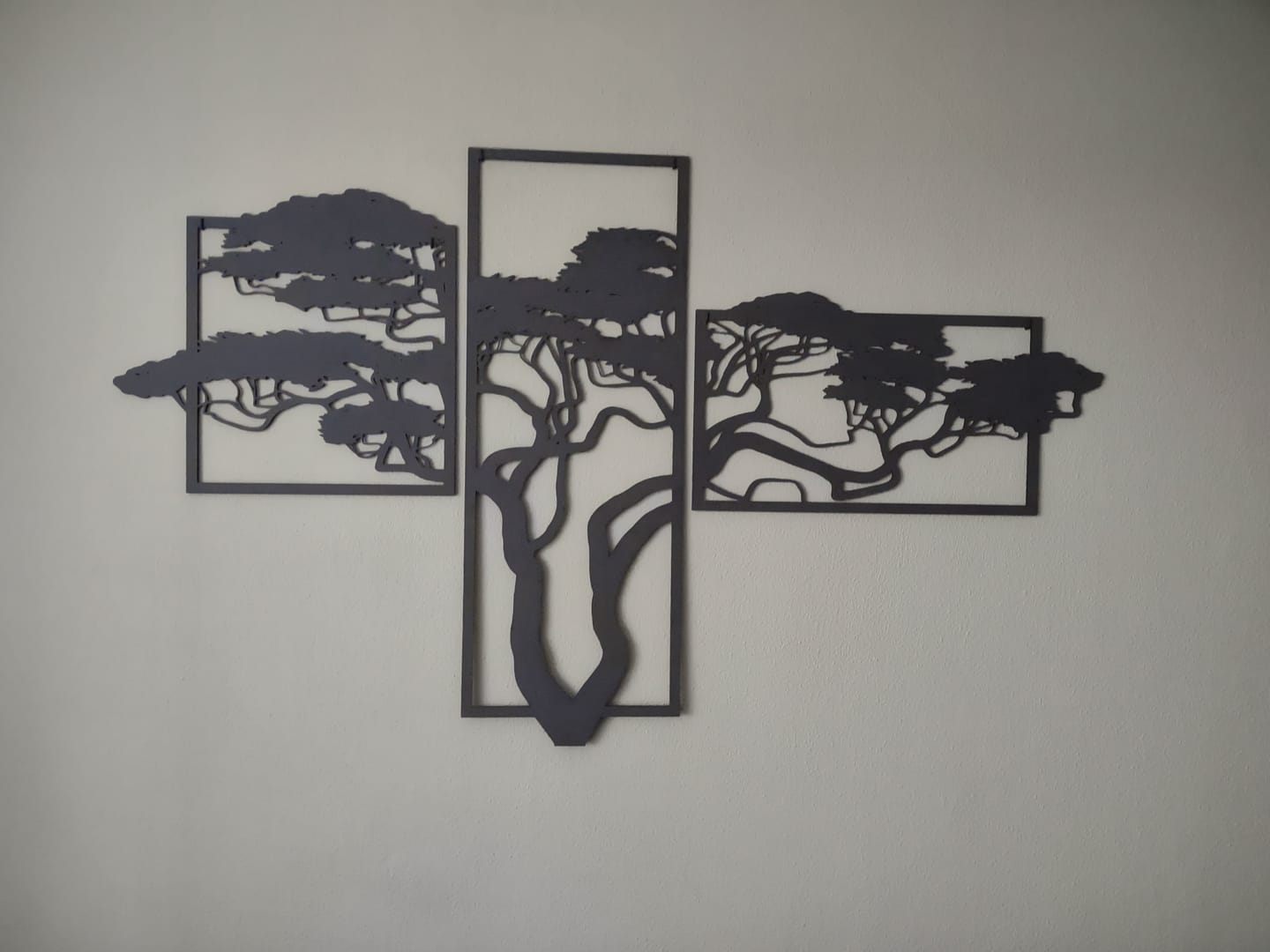 Customer photo review of Wanddecoratie | Acaciaboom 3-luik