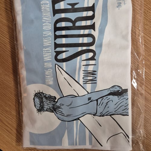 Customer photo review of Marškinėliai Now I Surf