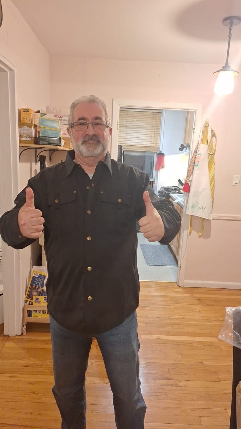 Customer photo review of Flannel-Lined Rover Jacket (6 Designs)