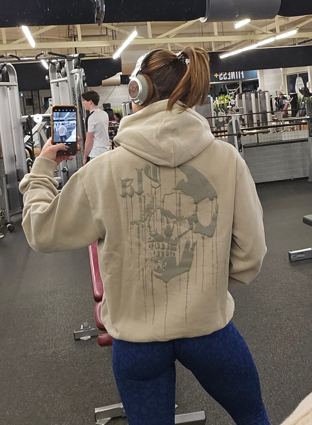 Customer photo review of 551 - Drippy Skull Hoodie