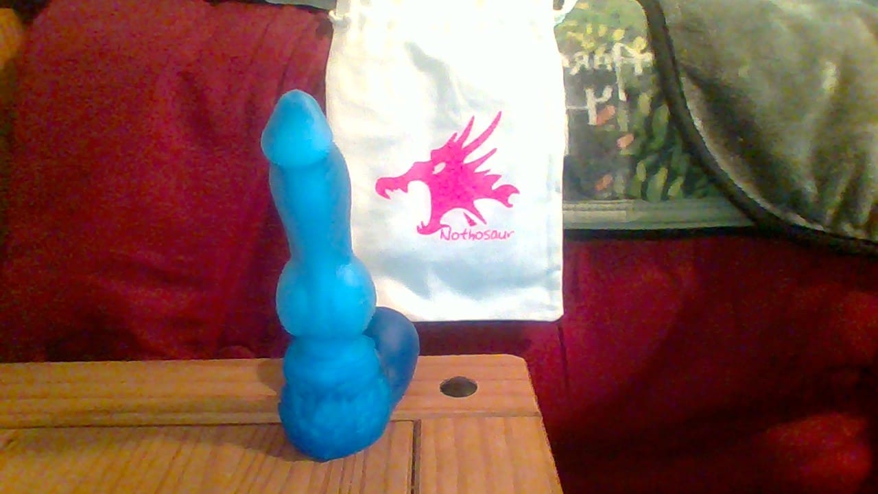 Customer photo review of Nothosaur GRAEMEN - Dog Dildo - Wolf Dildo - Knot Dildo