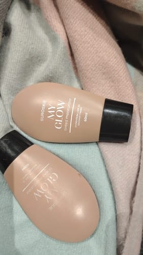 Customer photo review of My Glow All-In-One Tinted Moisturizer with SPF 30