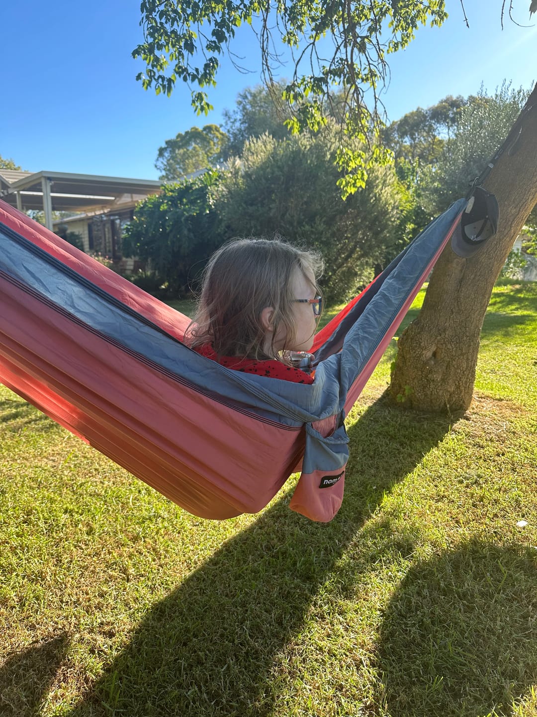 Customer photo review of Nomad Hammock with straps