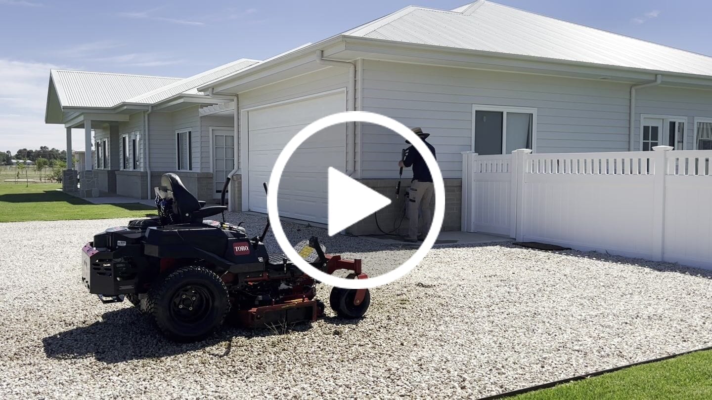 Customer video review of R18 Wall-Mounted Pressure Washer