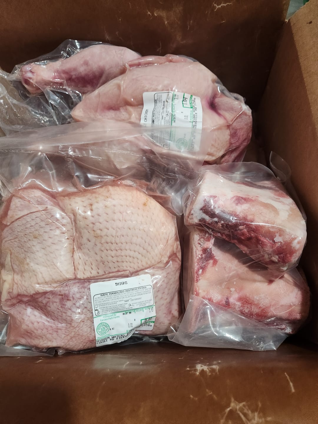 Customer photo review of Chicken Stock Up Box