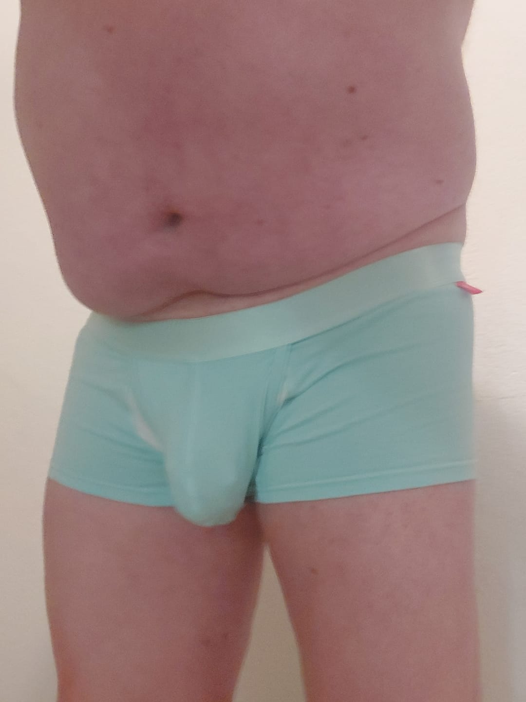 Customer photo review of 2 Pack Men's Large Pouch Casual Underwear