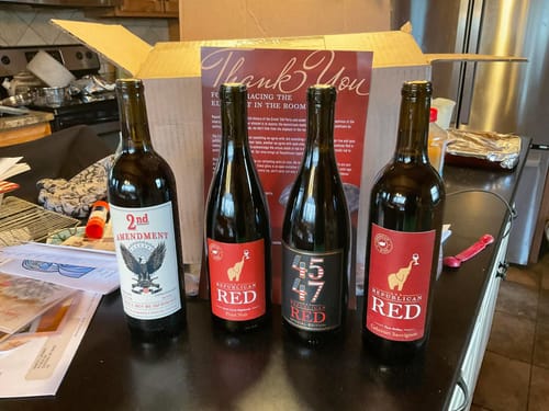 Customer photo review of Cabernet Sauvignon