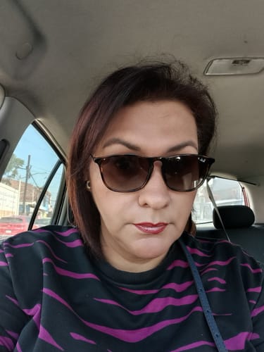 Customer photo review of Lentes De Sol Rb Chris Rb4187n Carey-Café