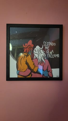 Customer photo review of Stampa autografata - Secondo me ce la facciamo