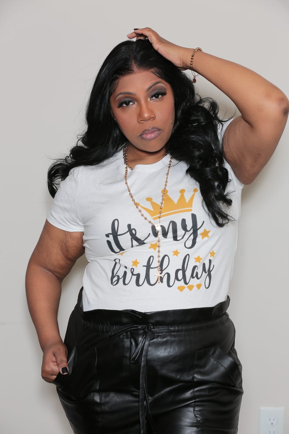 Customer photo review of Sensationnel Cloud 9 Synthetic 13X6 HD Lace Wig - GLENNA