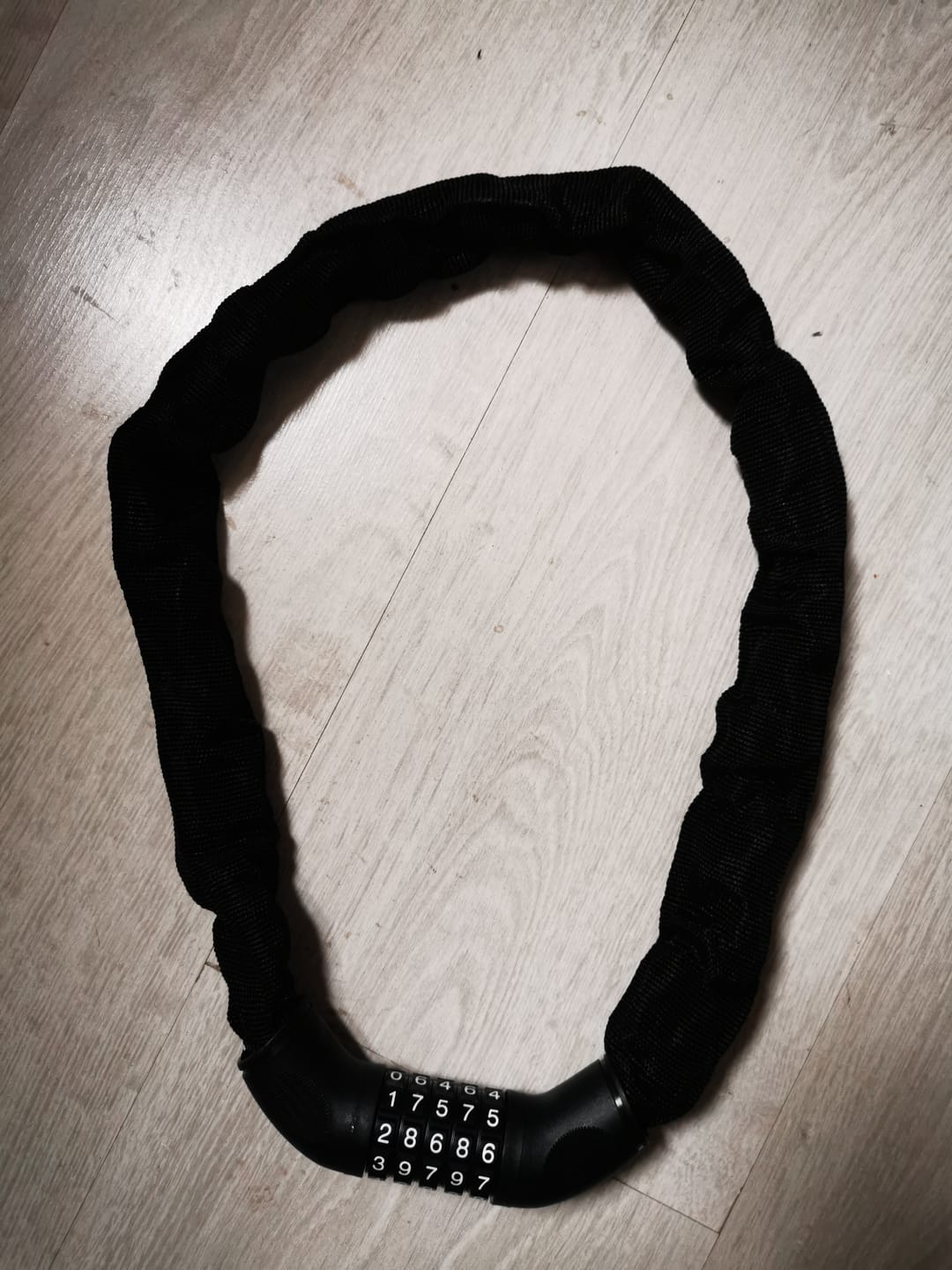 Customer photo review of Combination Bicycle Chain Lock (Save more with ebike BUT not for separate sale)