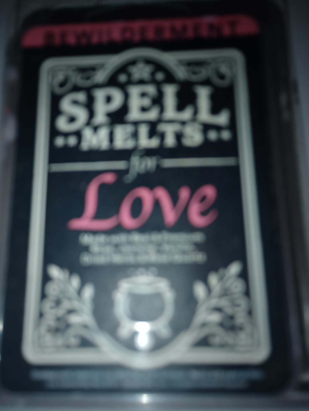 Customer photo review of Spell Melts for Love Wax Melts