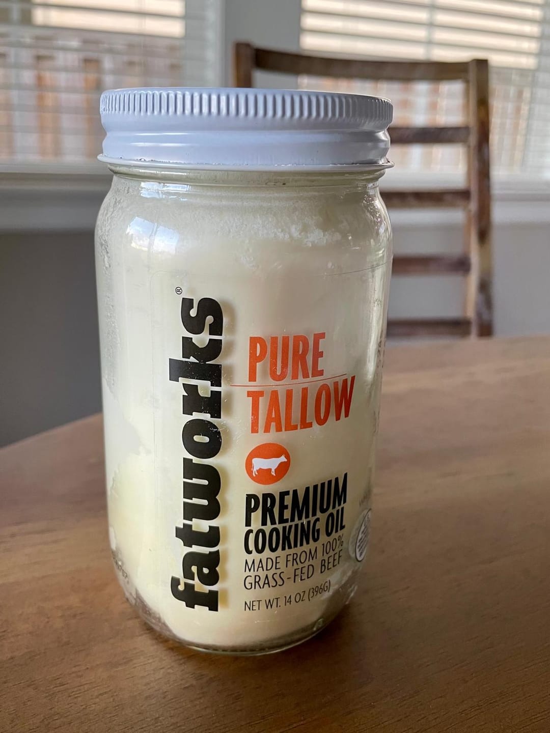 Customer photo review of Grass Fed Beef Tallow (14 oz)