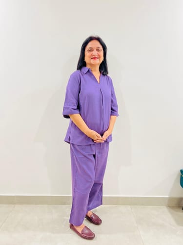 Customer photo review of Luci green solid co-ord set