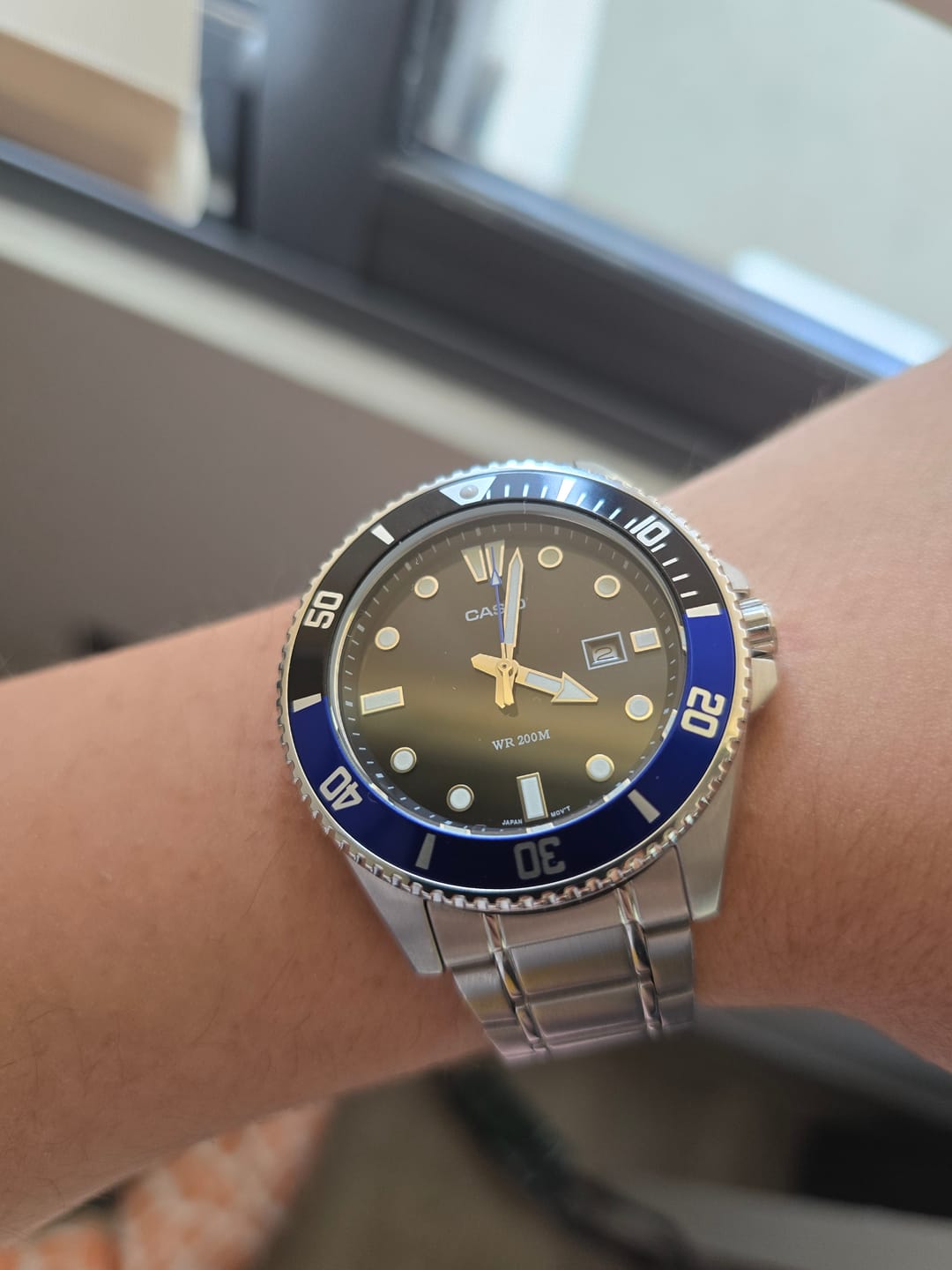 Customer photo review of Reloj Casio Submariner Marlin Duro MDV-107D-1A2VDF Buceo