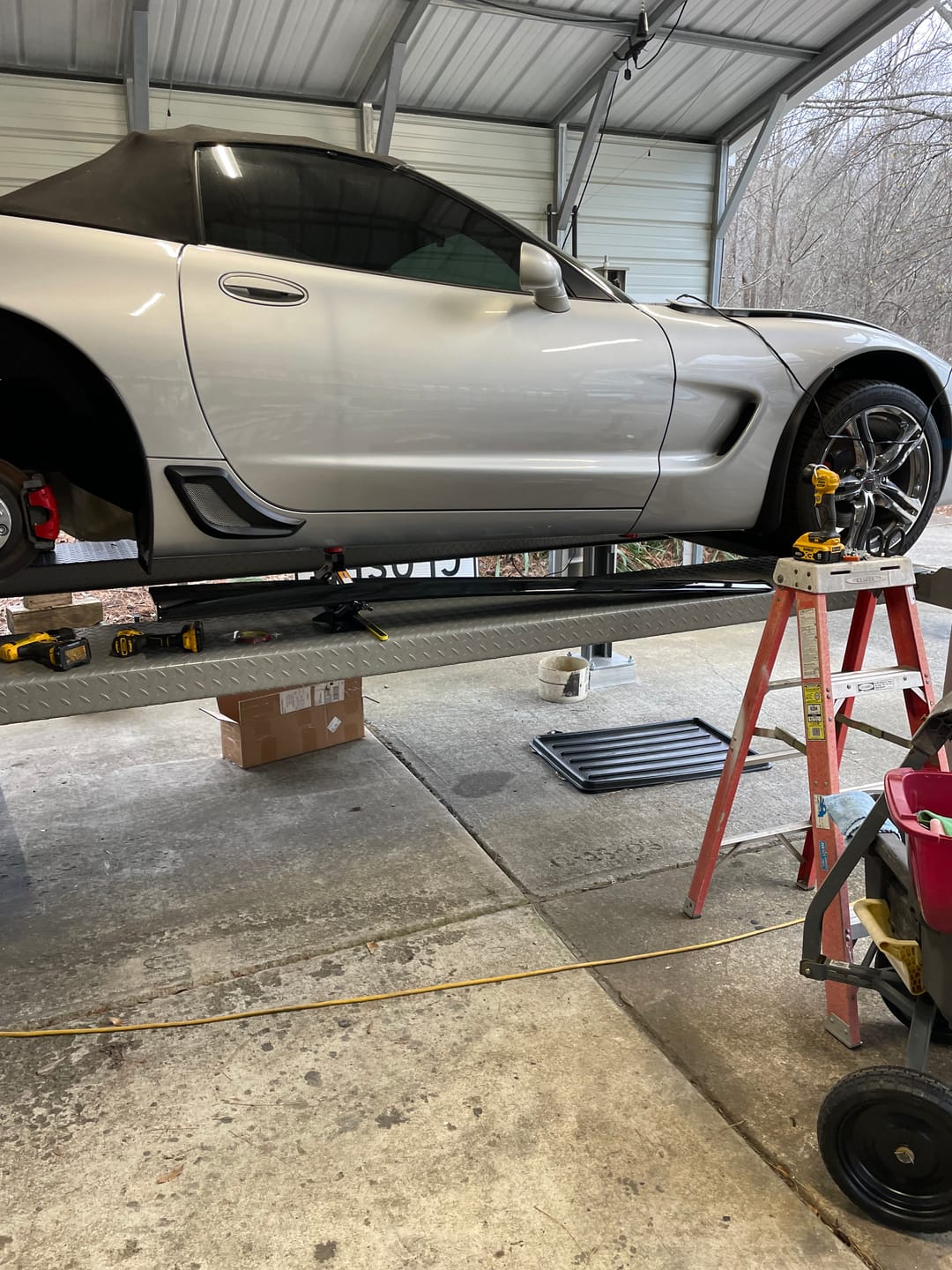 Customer photo review of Chevrolet Corvette C5 ZR1 Side Skirts Rocker Panels