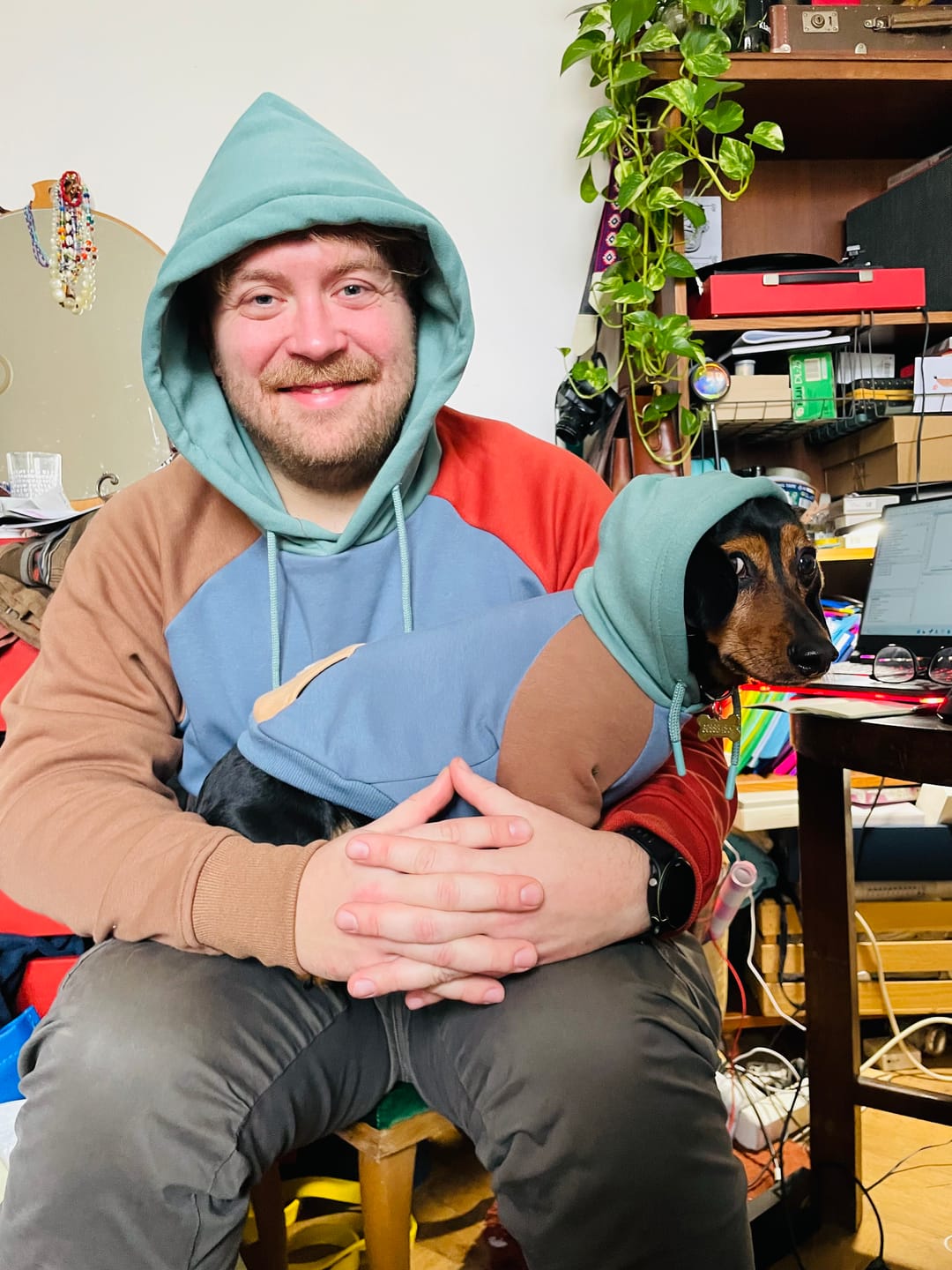 Customer photo review of Alpine Human Hoodie