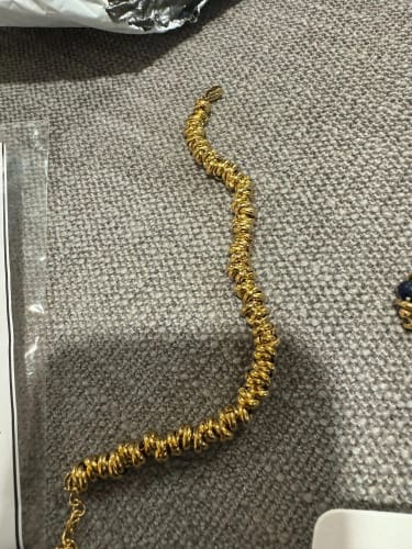 Customer photo review of Chain Link Bracelets