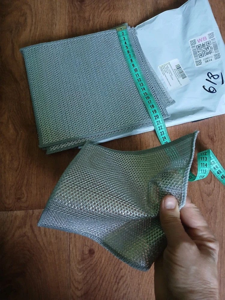 Customer photo review of KitchenClean - Chiffons magiques en laine d'acier