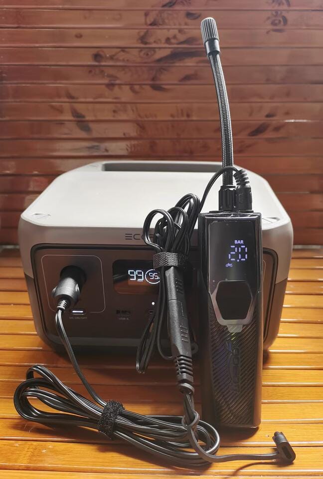 Customer photo review of LOBOO CP06 Portable Air Compressor | 12V DC Corded Tire Inflator with LED Light (150 PSI)
