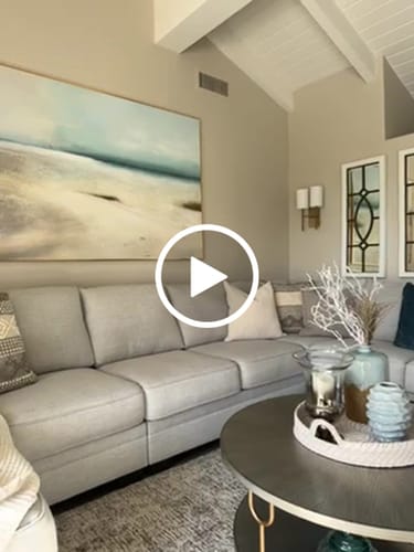 Customer video review of Contemporary Beach Painting #ABSH04