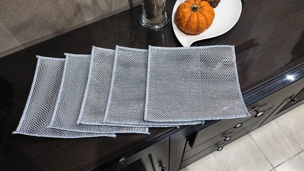 Customer photo review of KitchenClean - Chiffons magiques en laine d'acier