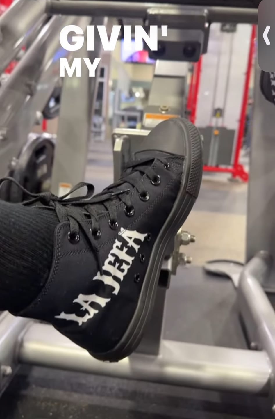 Customer photo review of La Jefa High Tops (Black or White Sole)