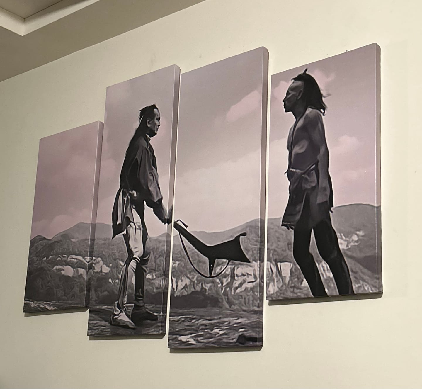 Customer photo review of Last of the Mohicans Wall Art