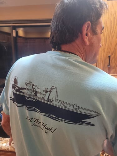 Customer photo review of Custom Digital Boat Artwork