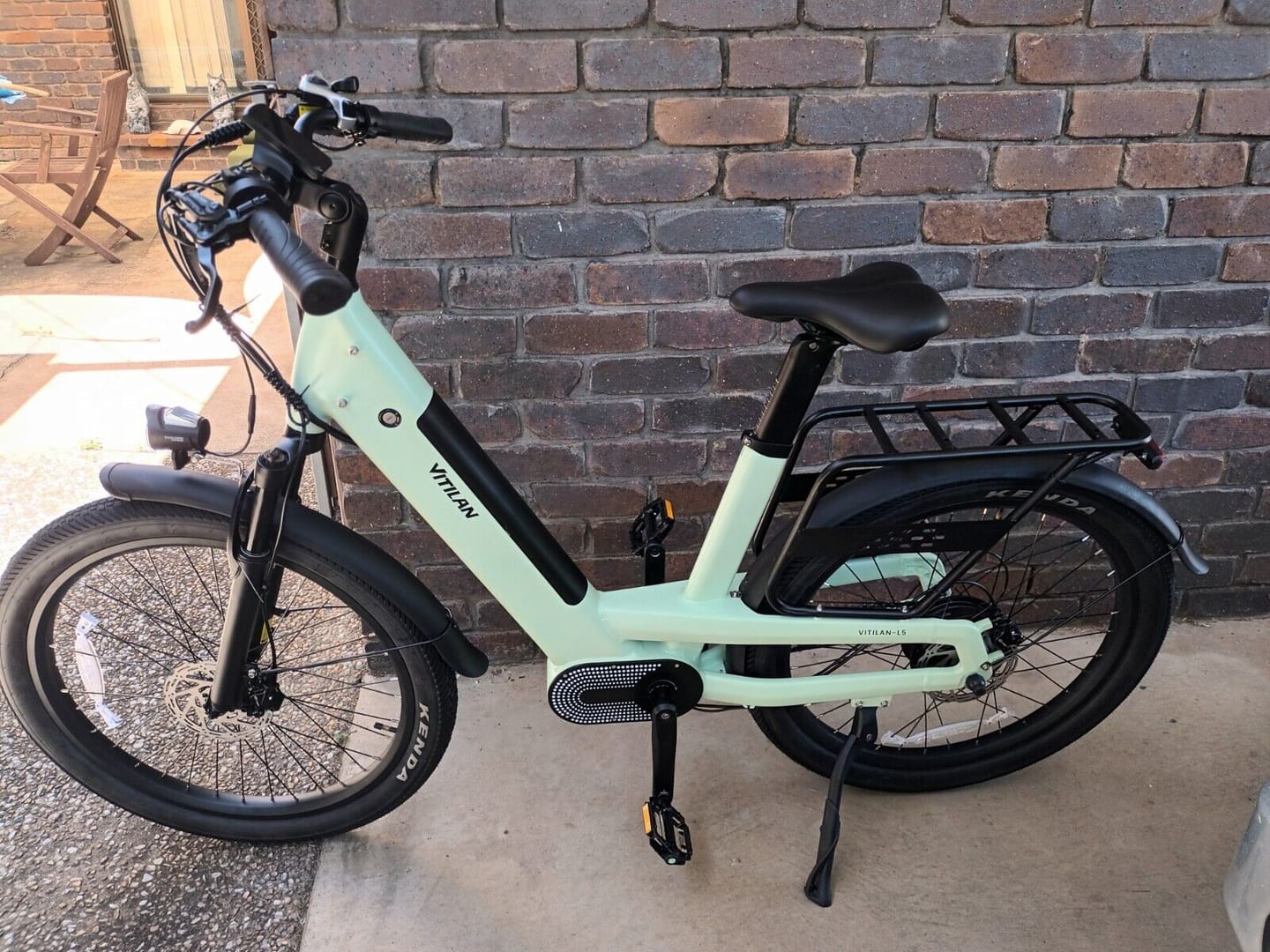 Customer photo review of Vitilan L5 Urban Commuter Electric Bike