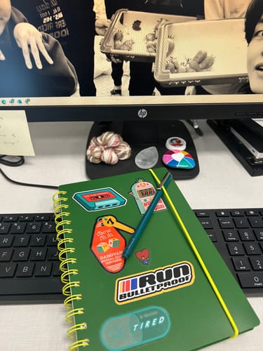 Customer photo review of Run BTS Sticker