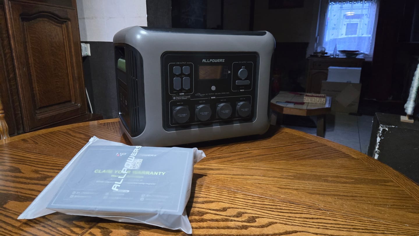 Customer photo review of ALLPOWERS R2500 Station électrique portable 2500W 2016Wh