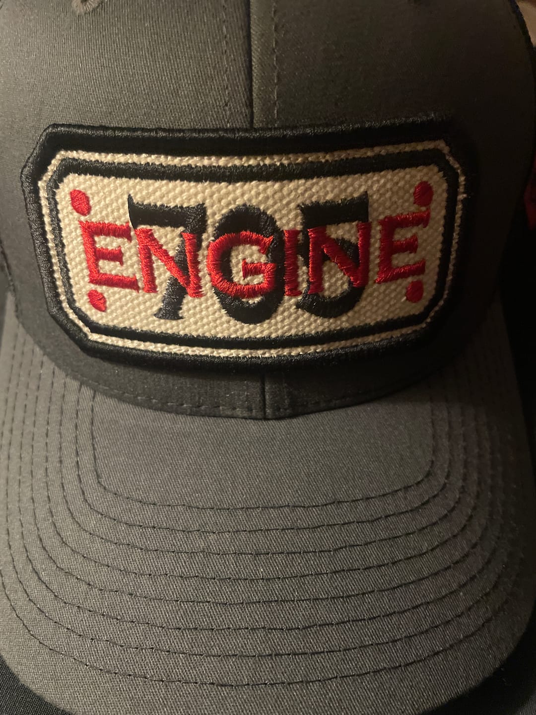 Customer photo review of SNAPBACK HOSE HAT WITH CUSTOM BACK OF HAT