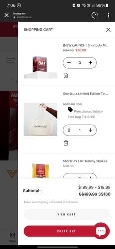 Customer photo review of Shortcutx Flat Tummy Shakes: Banana Split [PRE-ORDER]