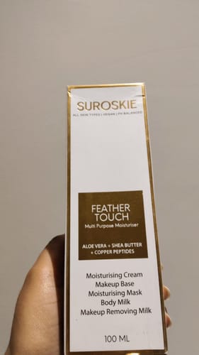 Customer photo review of Multi Purpose Face Moisturizer & Cream - Feather Touch Moisturizer