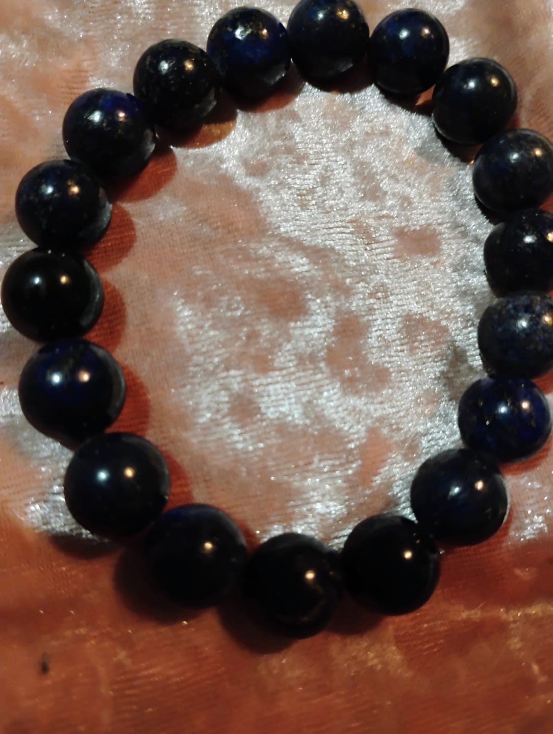 Customer photo review of Lapis Lazuli Bracelet to Enhance the Magic of Your Own Mighty Will