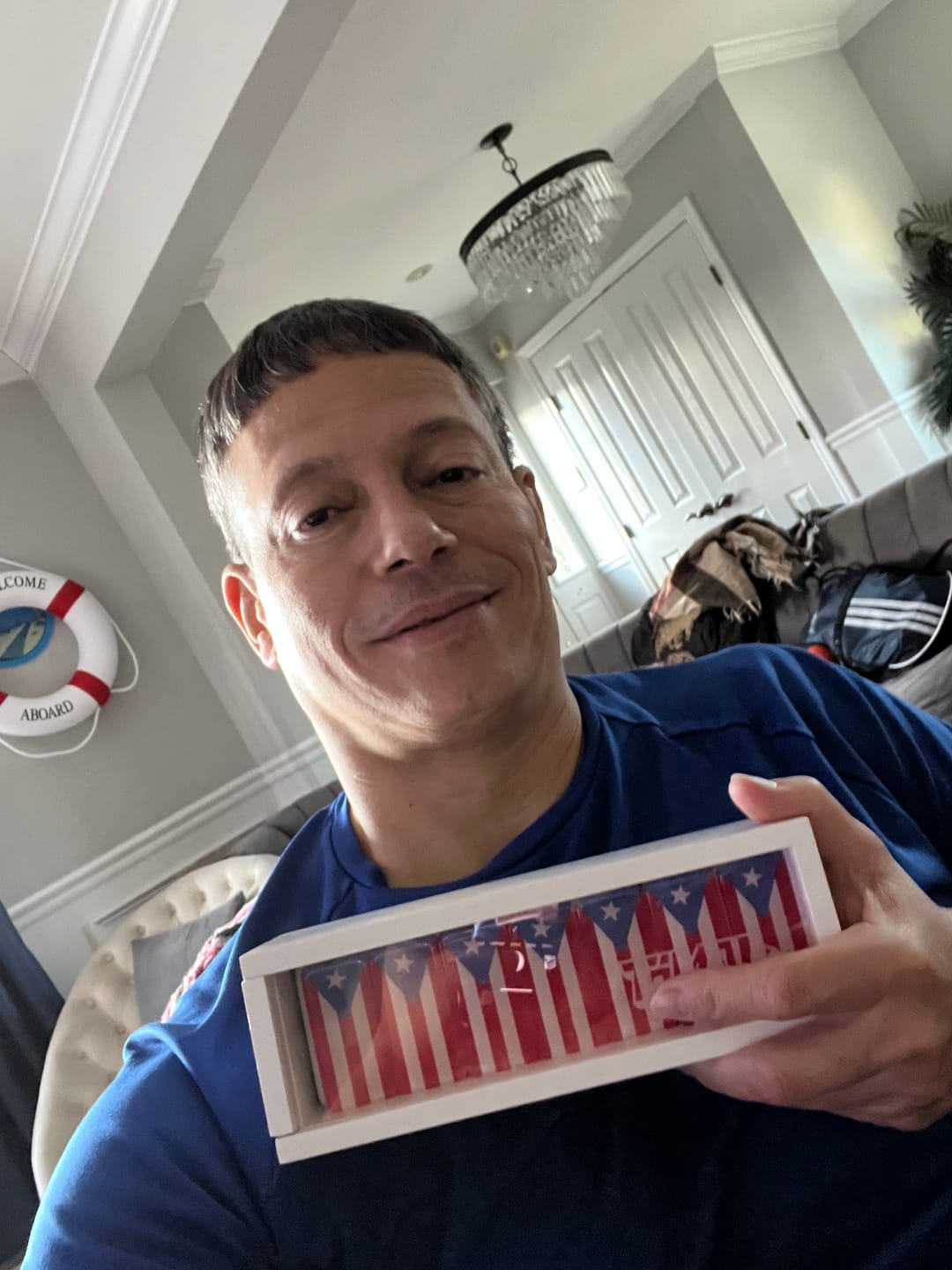 Customer photo review of Puerto Rican Flag Dominos