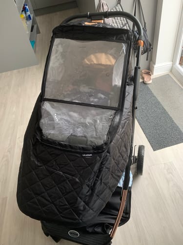 Customer photo review of Winter Cover For Stroller