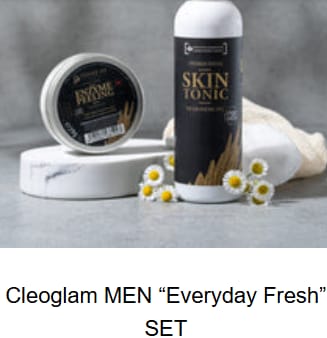 Customer photo review of Cleoglam MEN “Everyday Fresh” SET