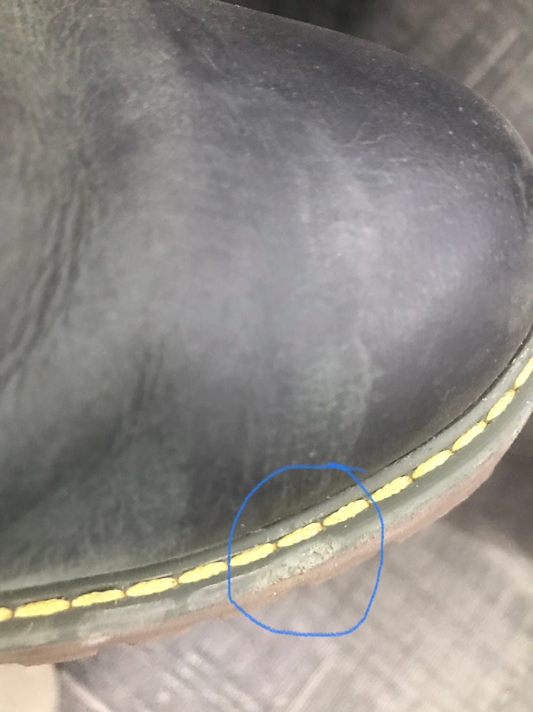 Customer photo review of boots derby forest green