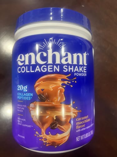 Customer photo review of Caramel Macchiato Collagen Peptides Shake powder