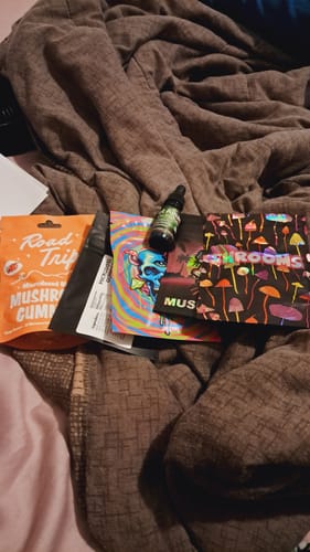 Customer photo review of Microdose Mushroom Gummies - 75% Off