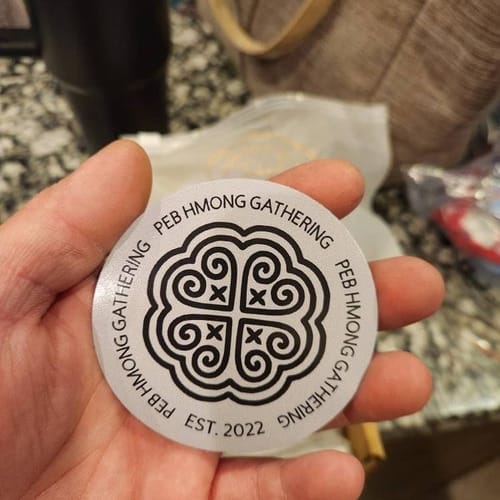 Customer photo review of Custom Business Logo Stickers