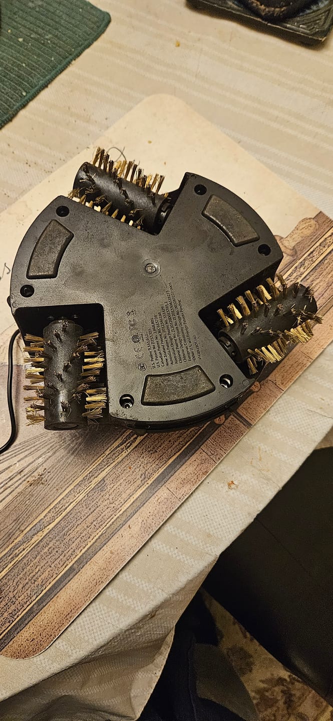 Customer photo review of Grillbot Brass Replacement Brushes