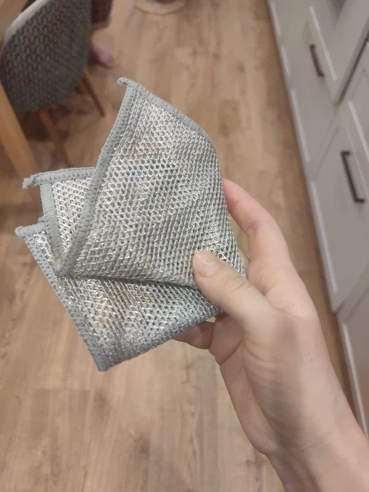 Customer photo review of KitchenClean - Chiffons magiques en laine d'acier