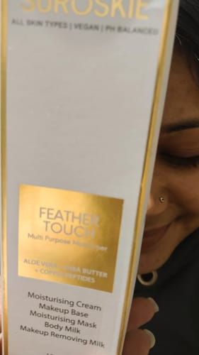 Customer photo review of Multi Purpose Face Moisturizer & Cream - Feather Touch Moisturizer