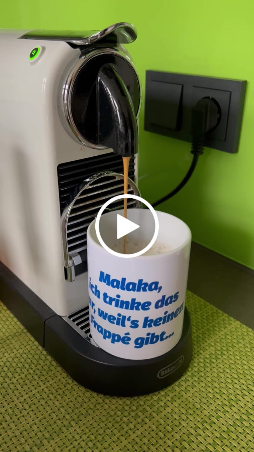 Customer video review of Kein Frappé - Tasse
